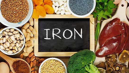 Iron rich foods recommended by Cary chiropractor